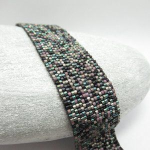 Peyote stitched Band bracelet